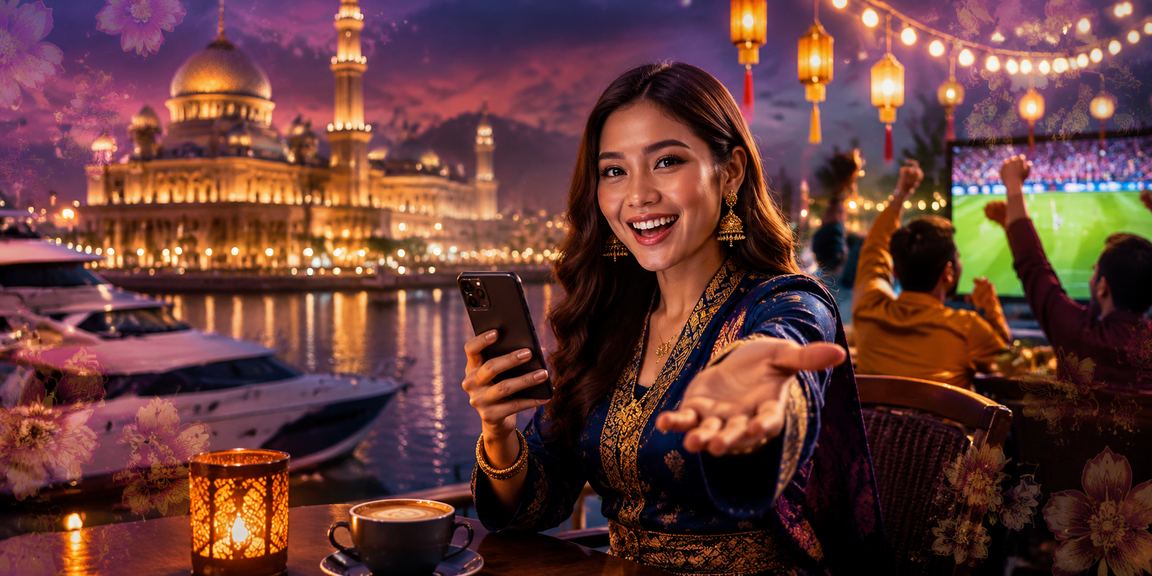 Pengguna Malaysia mengakses kasino dalam talian melalui telefon di Putrajaya