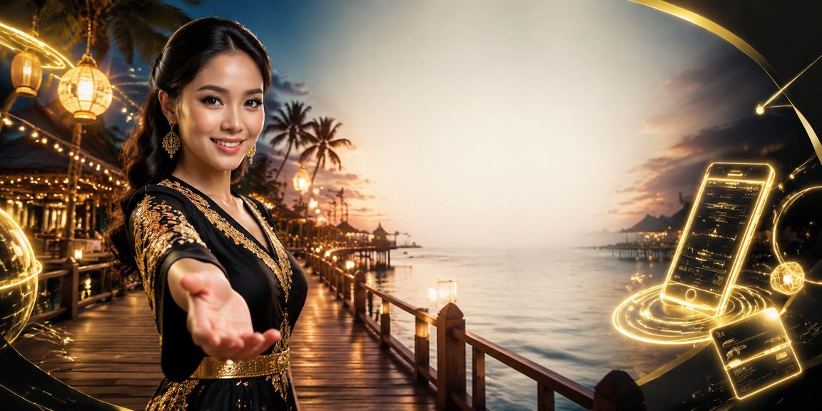 Suasana kasino hiburan gaya Malaysia di Sabah dengan meja permainan